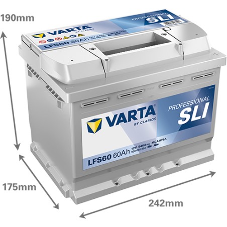 Batteria VARTA LFS60 12V 60Ah 540A