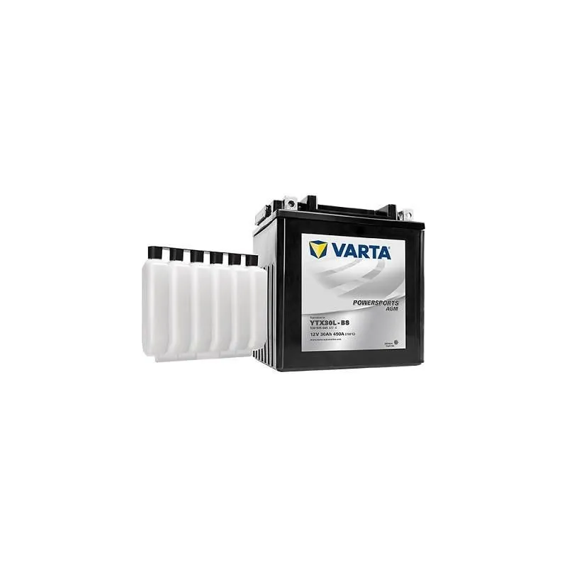 Battery Varta YTX30L-BS 530905045 30Ah 450A 12V Powersports Agm High Performance VARTA - 1