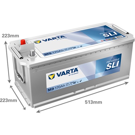 Batteria VARTA M9 12V 170Ah 1000A