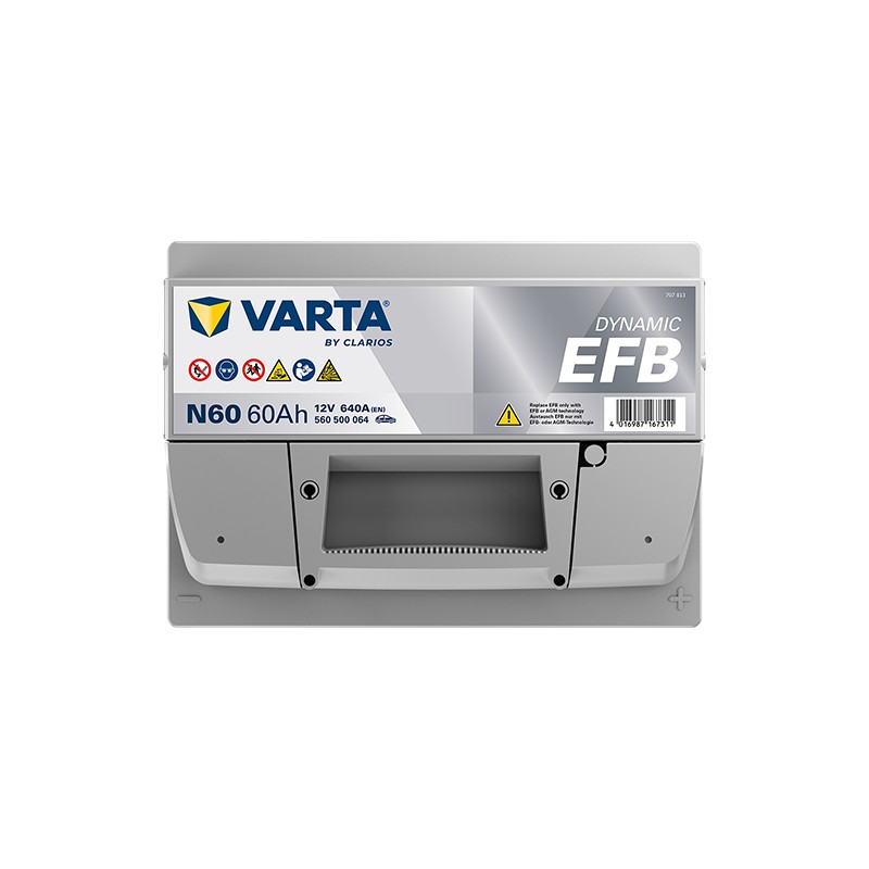 Battery VARTA N60 12V 60Ah 640A EFB