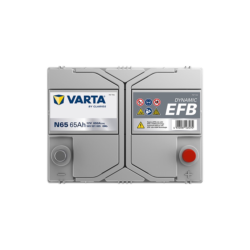 Batterie VARTA N65 12V 65Ah 650A EFB