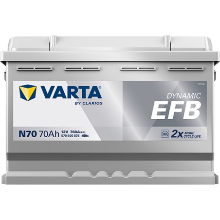 Batterie VARTA N70 12V 70Ah 760A EFB