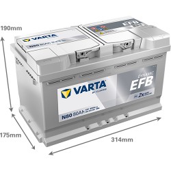 VARTA N80 - 2