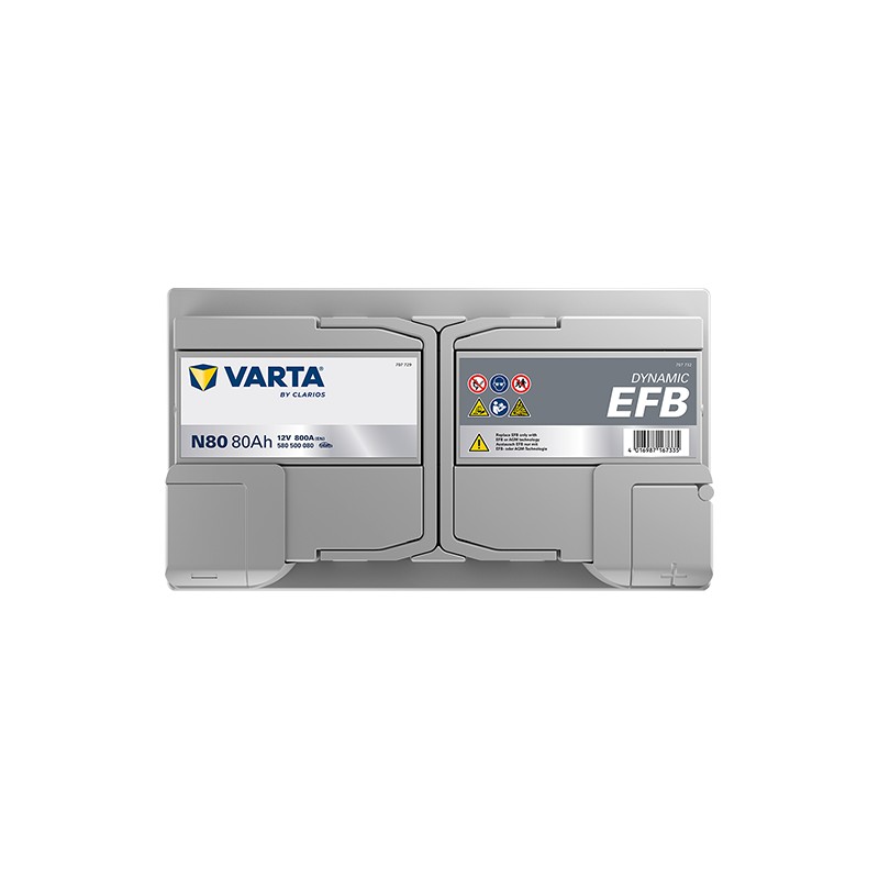 Varta N80. Start-stop car battery Varta 80Ah 12V