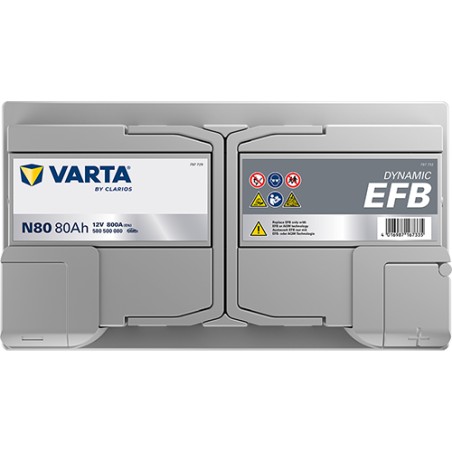 Batteria VARTA N80 12V 80Ah 800A EFB