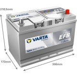 Battery VARTA N85 12V 85Ah 800A EFB