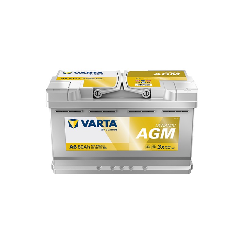 VARTA A6 12V 80Ah バッテリー Varta A6. Start-stop car battery Varta 80Ah 12V
