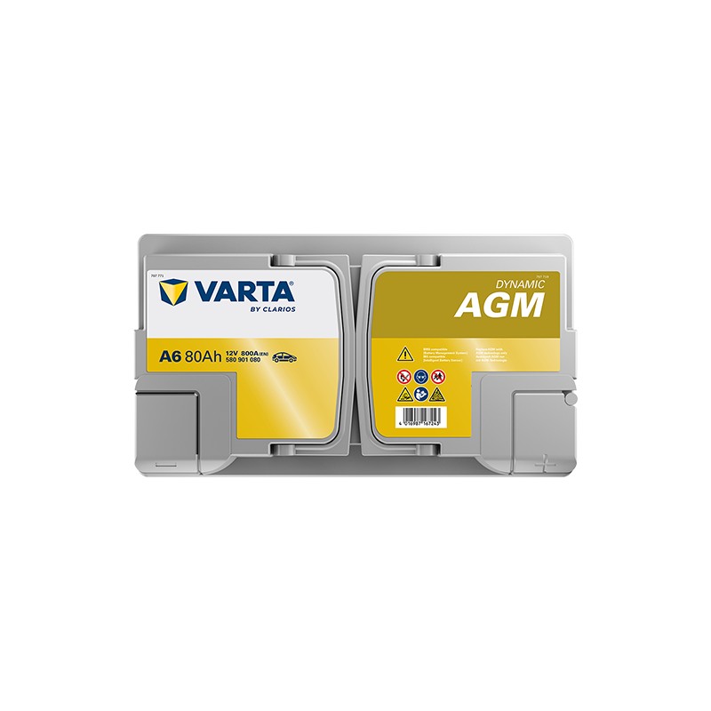 Varta A6. Start-stop car battery Varta 80Ah 12V