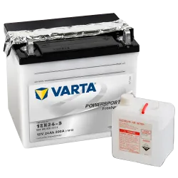 Battery Varta 12N24-3 524100020 24Ah 200A 12V Powersports Freshpack VARTA - 1