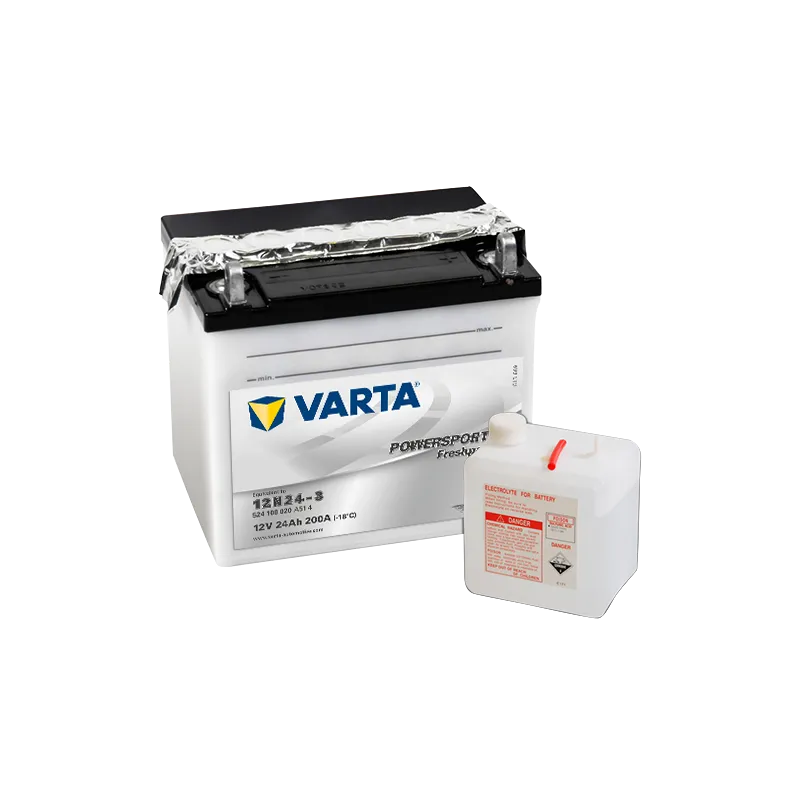 Batería Varta 12N24-3 524100020 24Ah 200A 12V Powersports Freshpack VARTA - 1