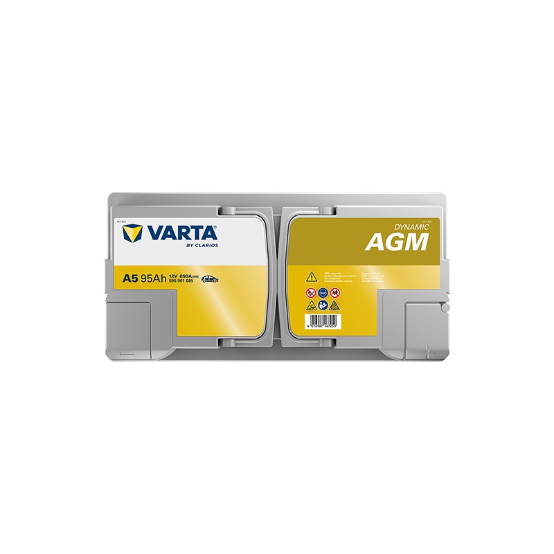 Start-Stop battery Varta A5 12V 95Ah 850A AGM – image 4