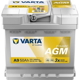 Batería VARTA A9 12V 50Ah 540A AGM