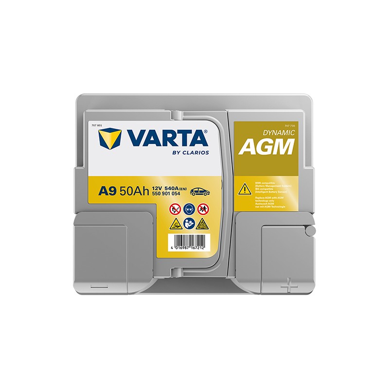 Batería VARTA A9 12V 50Ah 540A AGM