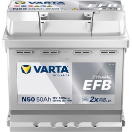 Batería VARTA N50 12V 50Ah 550A EFB