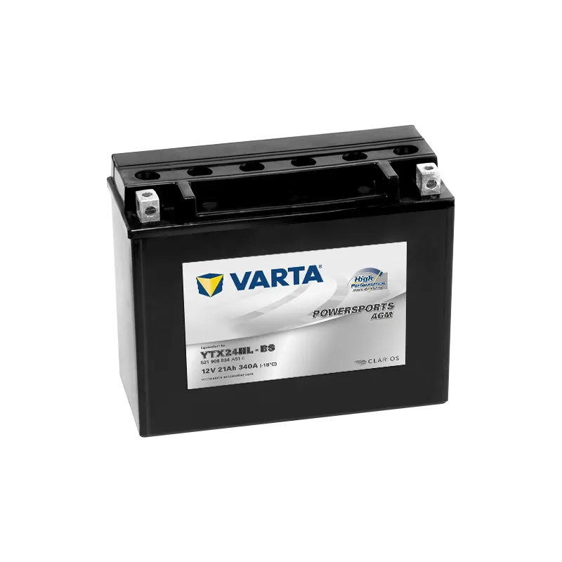 Batería Varta YTX24HL-BS 521908034 21Ah 340A 12V Powersports Agm High Performance VARTA - 1