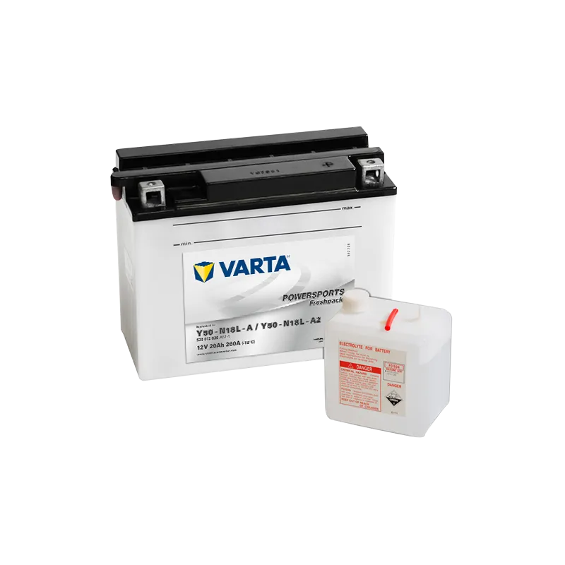 Battery Varta 520012020 20Ah 260A 12V Powersports Freshpack VARTA - 1
