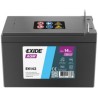 Batería Deta DK143 12V 14Ah 80A AGM polaridad 3