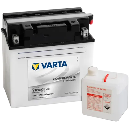 Battery Varta YB16CL-B 519014018 19Ah 240A 12V Powersports Freshpack VARTA - 1