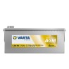 Marine battery Varta LA170 12V 170Ah 1000A - front view