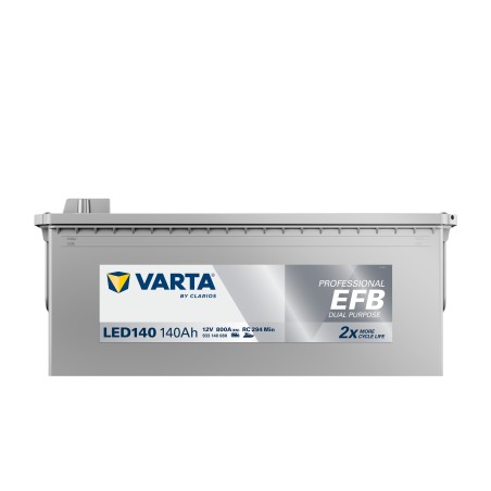 Batterie marine Varta LED140 12V 140Ah 800A - vue avant