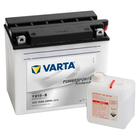 Varta YB16-B 519012019. Motorradbatterie Varta 19Ah 12V