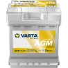 Batteria auto Varta A10 12V 40Ah 420A - vista frontale e superiore