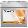 Marine battery Varta LL50 12V 50Ah LiFePO4 - front view