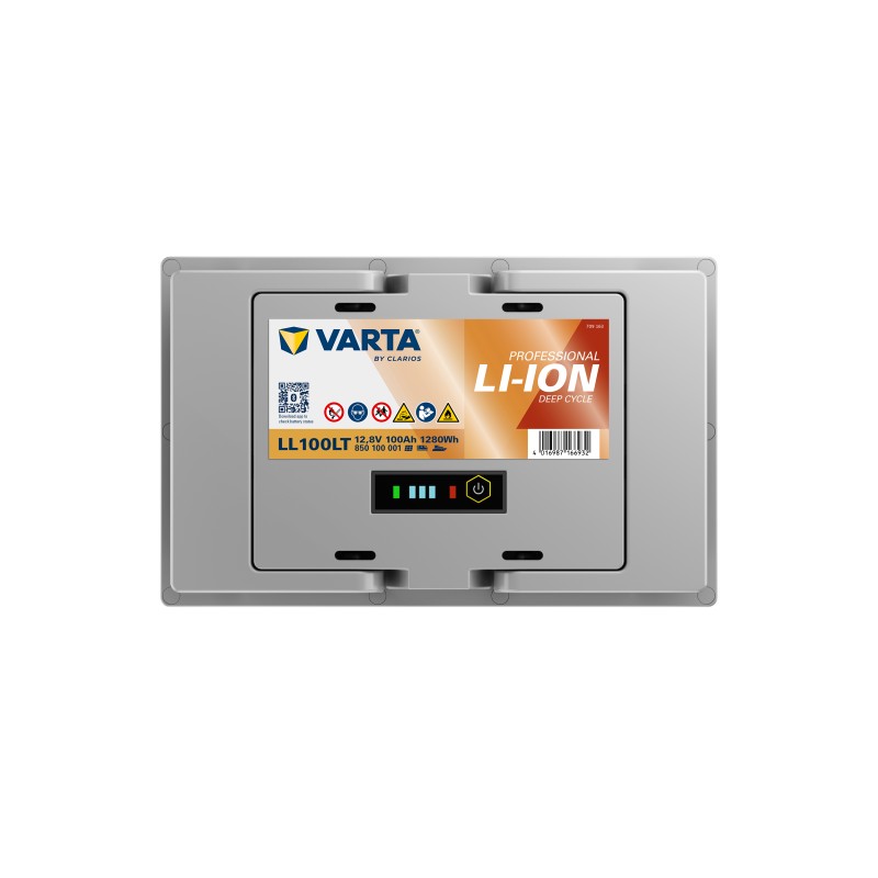 Bootsbatterie Varta LL100LT 12V 100Ah LiFePO4 - Draufsicht