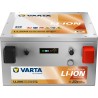 Marine battery Varta LL200 12V 200Ah LiFePO4 - front and top view