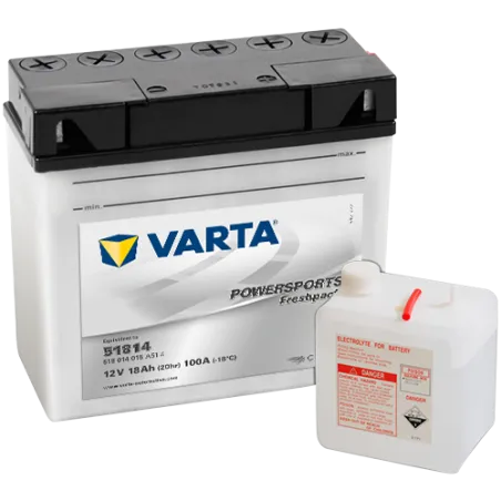 Battery Varta 51814 518014015 18Ah 100A 12V Powersports Freshpack VARTA - 1
