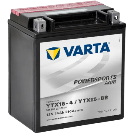 Batería Varta 514902022 14Ah 210A 12V Powersports Agm VARTA - 1