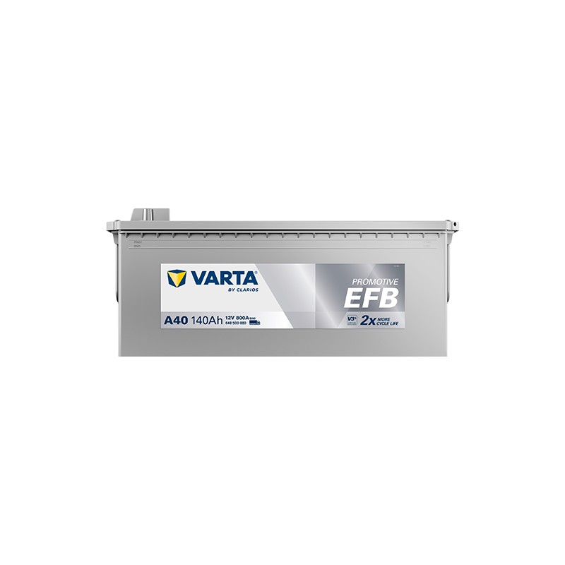 LKW-Batterie Varta A40 12V 140Ah 800A - Frontansicht