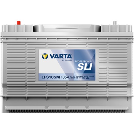 Batterie marine Varta LFS105M 12V 105Ah 800A - vue avant