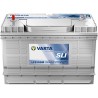 Marine battery Varta LFS105M 12V 105Ah 800A - front and top view