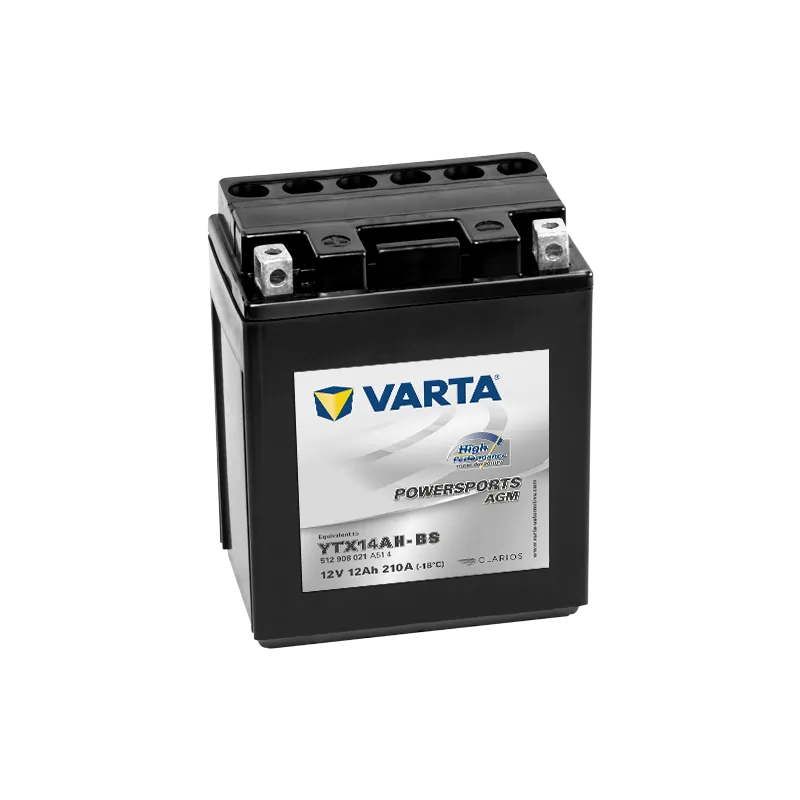 Varta YTX14AH-BS 512908021. Motorcycle battery Varta 12Ah 12V