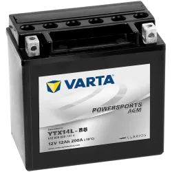 Varta YTX14L-BS 512905020. Batteria per moto Varta 12Ah 12V