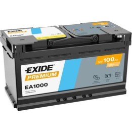 Batterie voiture Exide EA1000 12V 100Ah 900A - 1