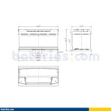 Batterie voiture Exide EA1000 12V 100Ah 900A - 2