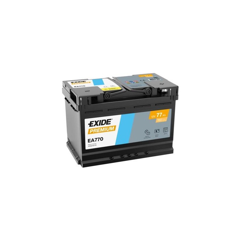 Batteria auto Exide EA770 12V 77Ah 760A - 1