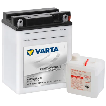 Batería Varta YB12A-B 512015012 12Ah 160A 12V Powersports Freshpack VARTA - 1