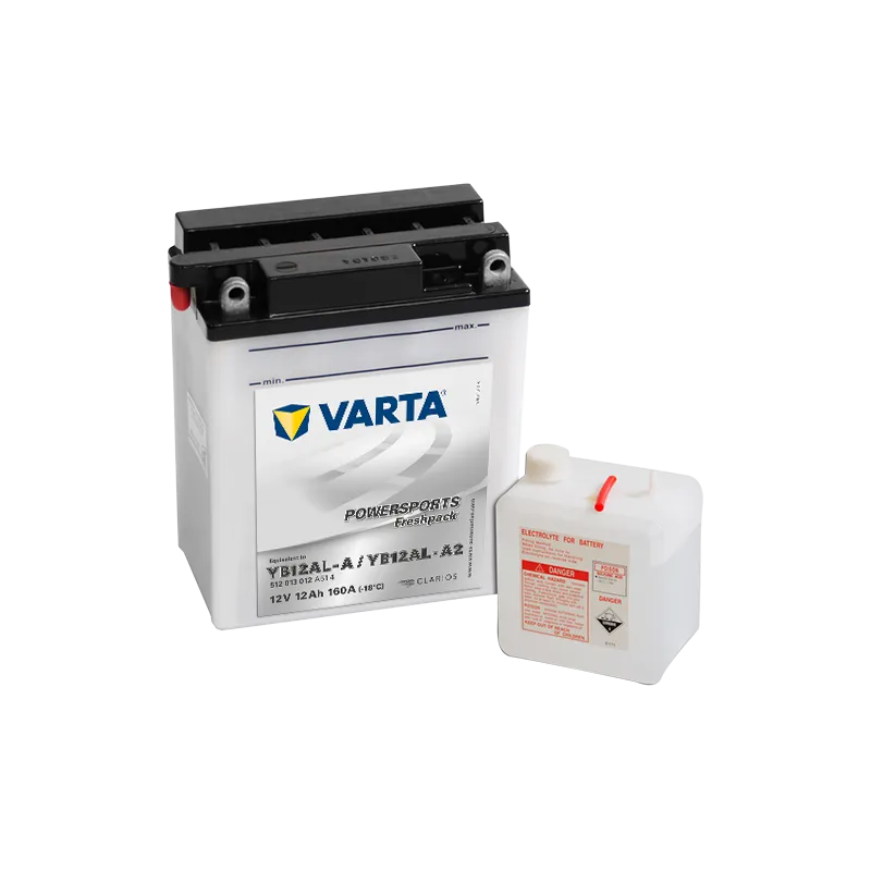 Battery Varta 512013012 12Ah 160A 12V Powersports Freshpack VARTA - 1