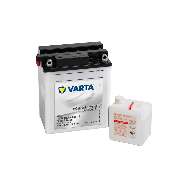 Battery Varta 512011012 12Ah 160A 12V Powersports Freshpack VARTA - 1