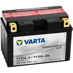 Varta YT12A-4,YT12A-BS 511901014. Motorradbatterie Varta 11Ah 12V