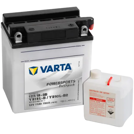 Battery Varta 511013009 11Ah 150A 12V Powersports Freshpack VARTA - 1
