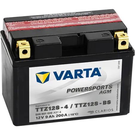 Batería Varta 509901020 9Ah 200A 12V Powersports Agm VARTA - 1