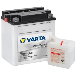 Battery Varta YB9L-A2 509016008 9Ah 130A 12V Powersports Freshpack VARTA - 1