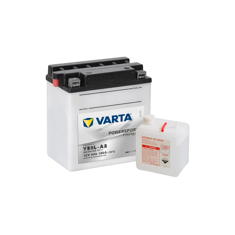 Batería Varta YB9L-A2 509016008 9Ah 130A 12V Powersports Freshpack VARTA - 1