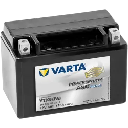 Batería Varta YTX9(FA) 508909013 8Ah 135A 12V Powersports Agm Active VARTA - 1