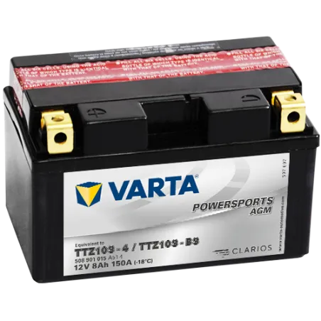 Battery Varta 508901015 8Ah 150A 12V Powersports Agm VARTA - 1