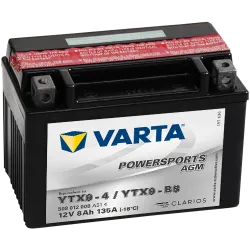 Varta YTX9-4,YTX9-BS 508012008. Batterie de moto Varta 8Ah 12V